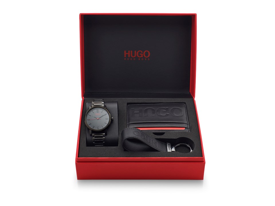 hugo boss watch and wallet